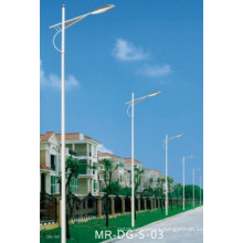 Galvanizado en polvo Coating Solar Street Light Post